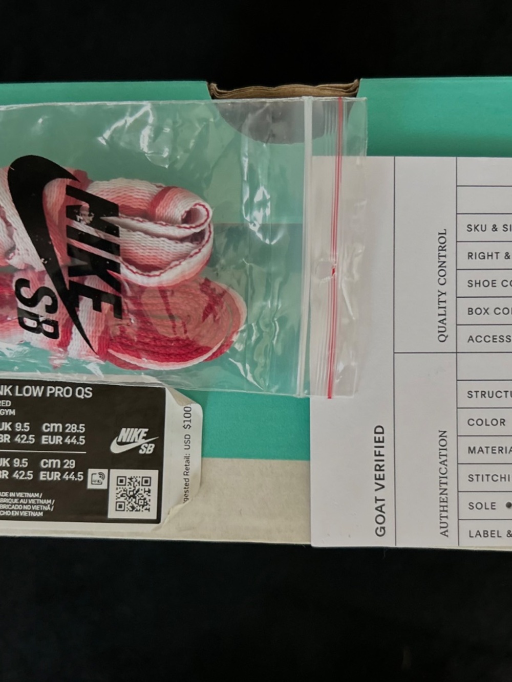 Size 10.5 - Nike Dunk Low SB x StrangeLove Valentines Day - Picture 3 of 4